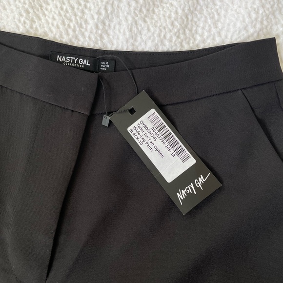 Nasty Gal high waist wide leg Dress pant - Picture 4 of 5